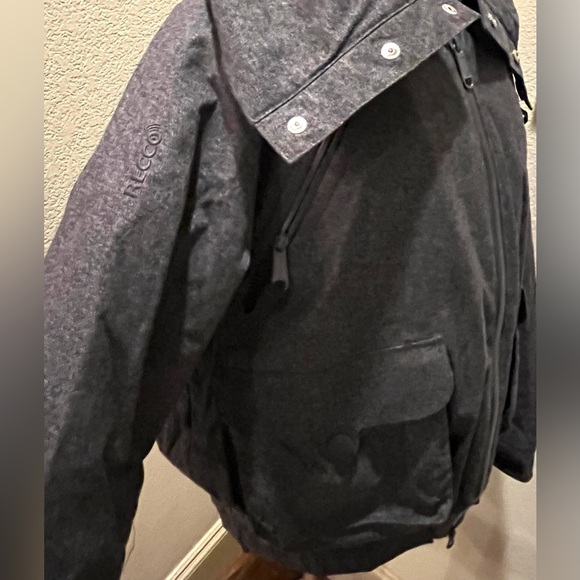 Adidas Stella McCartney Women’s Recco Ski Jacket Coat Charcoal Gray L - Picture 4 of 16